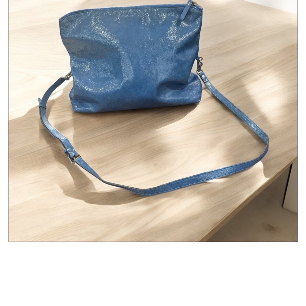 Burberry Blue Leather Crossbody Bag or clutch